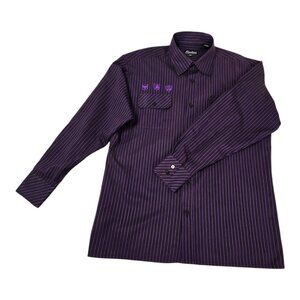 Knockout Men's Casual long sleeve shirt 1838 purple 2XL 58% Cotton 42% Polyester